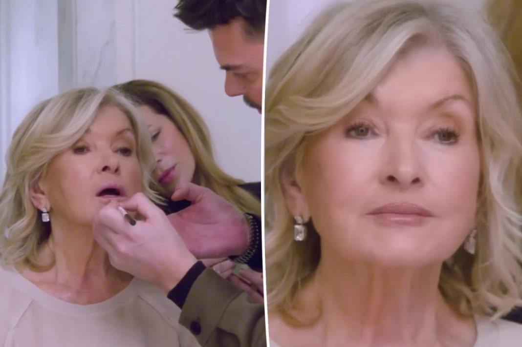 Mario Dedivanovic used this ‘lip lift’ makeup hack on Martha Stewart