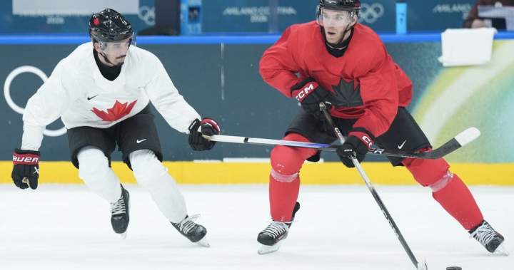 Canada’s men’s team holds 1st Olympic practice