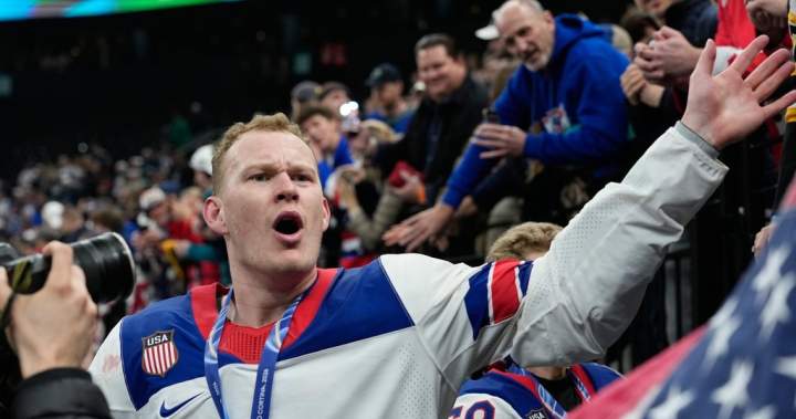 ‘It’s clearly fake’: Brady Tkachuk unhappy with White House video that insulted Canadians
