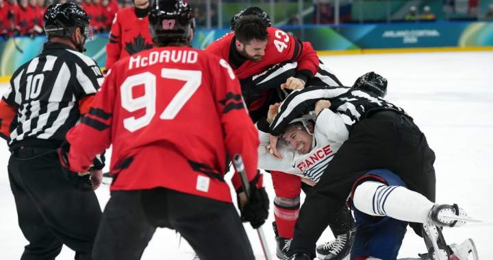 France suspends Crinon after fight vs Canada