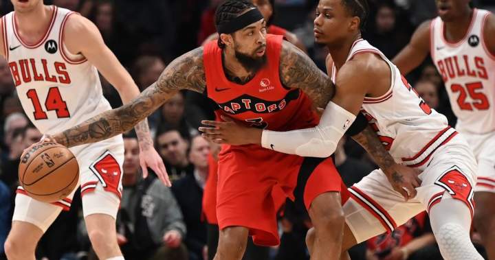 Ingram leads Raptors past Bulls 123-107