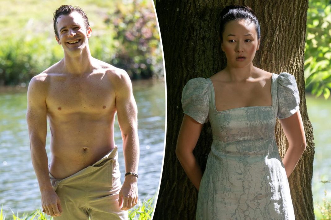‘Bridgerton’ star Yerin Ha breaks down that steamy bathtub scene with Luke Thompson: ‘Water did spill quite a lot’