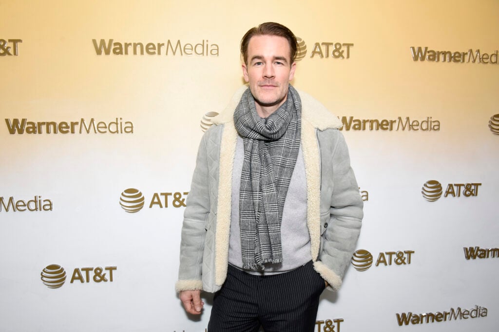 James Van Der Beek stops by WarnerMedia Lodge: Elevating Storytelling with AT&T during Sundance Film Festival 2020 on January 24, 2020 in Park City, Utah. 