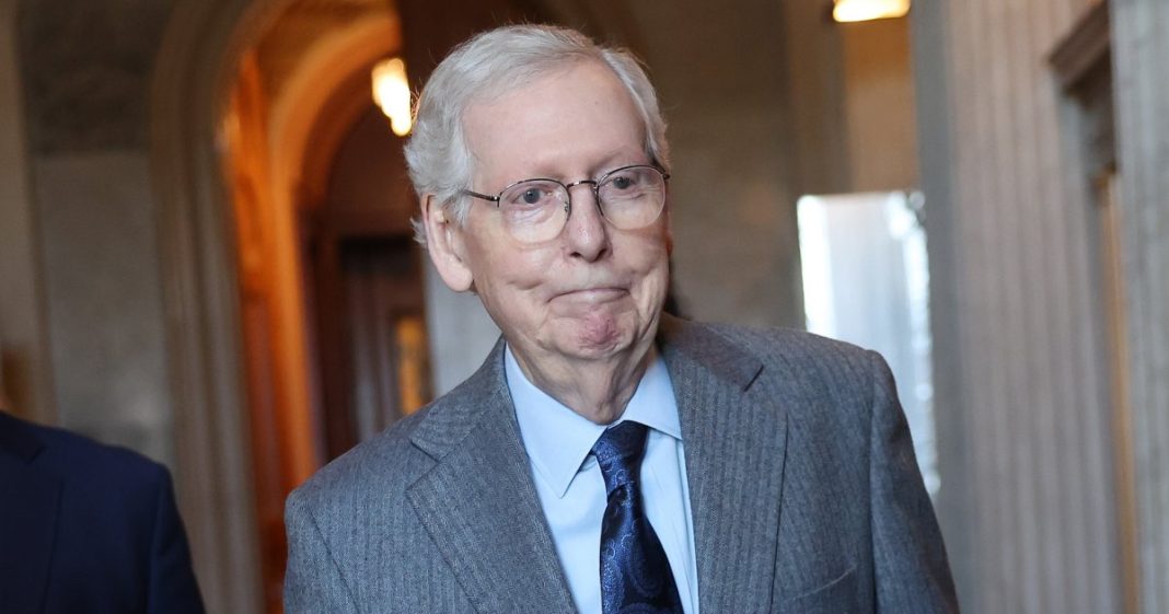 Senator Mitch McConnell, 83, Hospitalized With ‘Flu-Like Symptoms’