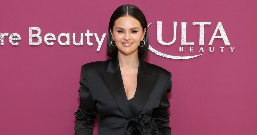 Selena Gomez's Silky, Waist-Cinching Dress Look Is Perfect for the Office
