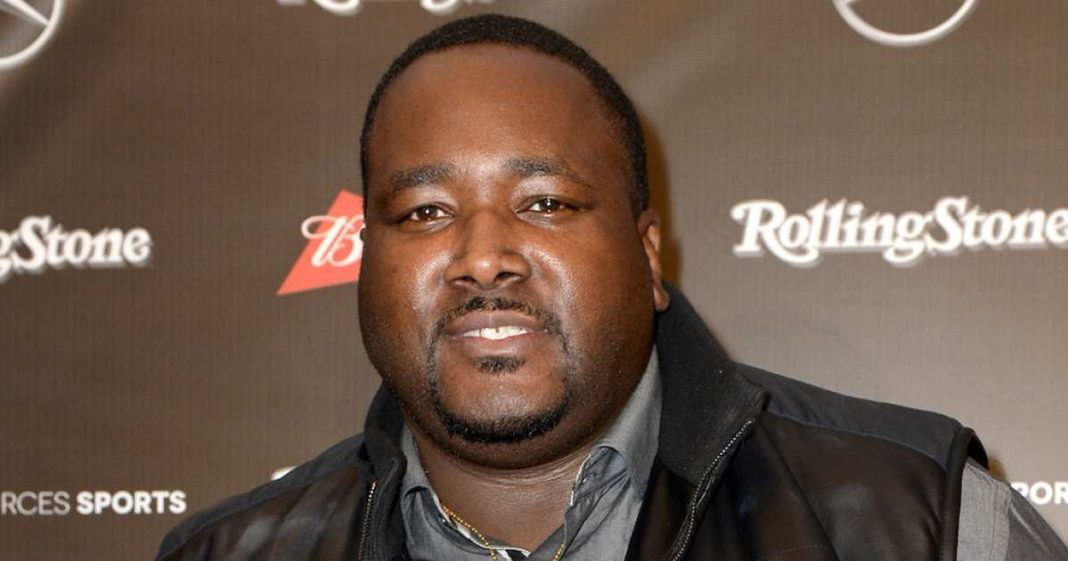 Quinton Aaron Is ‘in a Jovial Mood’ After Spinal Stroke, Family Says