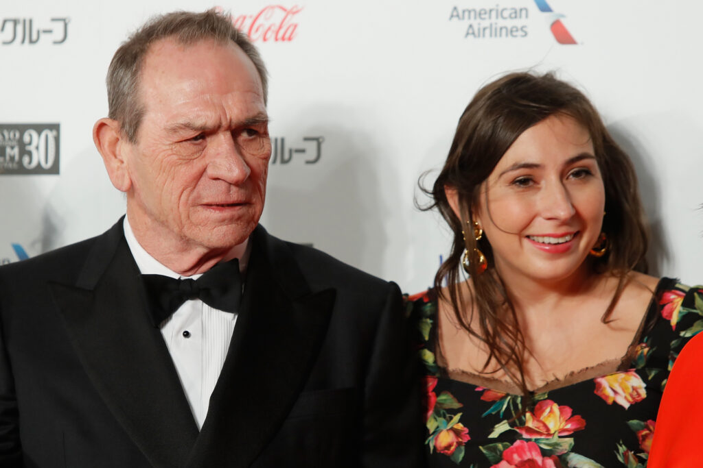 Tommy Lee Jones and Victoria Jones attend the red carpet of the 30th Tokyo International Film Festival at Roppongi Hills on October 25, 2017 in Tokyo, Japan.  
