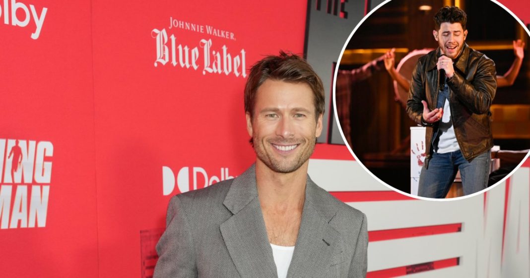 Glen Powell Reacts to Nick Jonas Wearing His Unwashed Pants