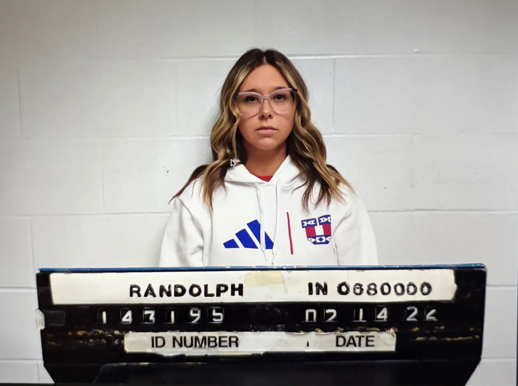 School secretary Alicia Hughes has been arrested for having sex with students.