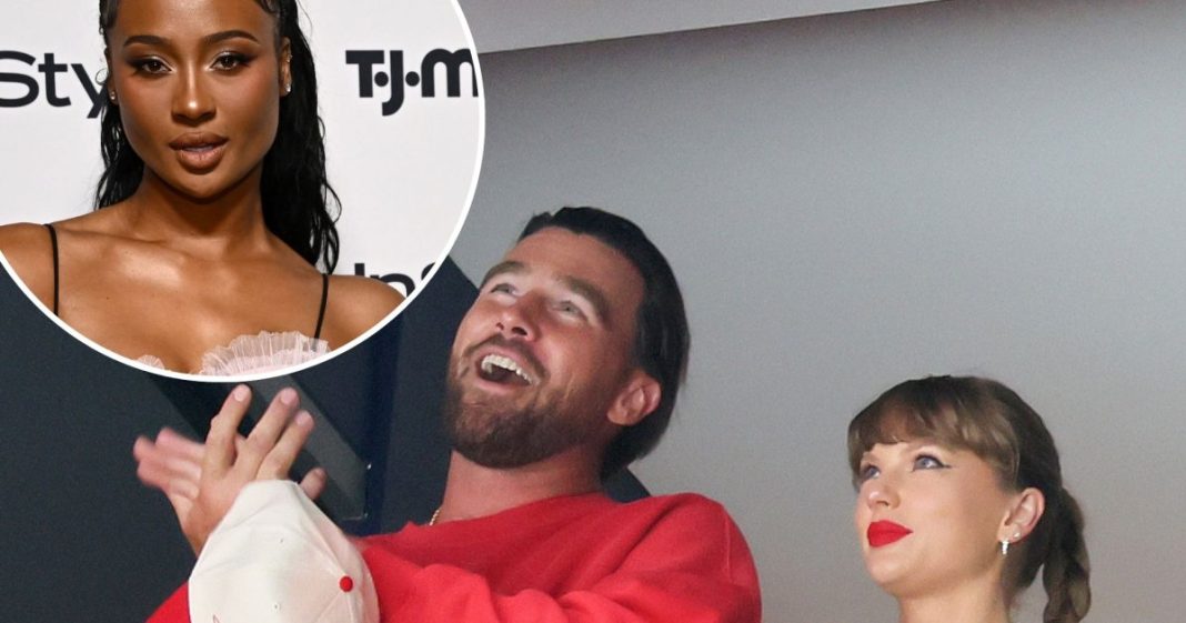 Travis Kelce's Ex Kayla Nicole Alludes to Taylor Swift in Super Bowl Ad
