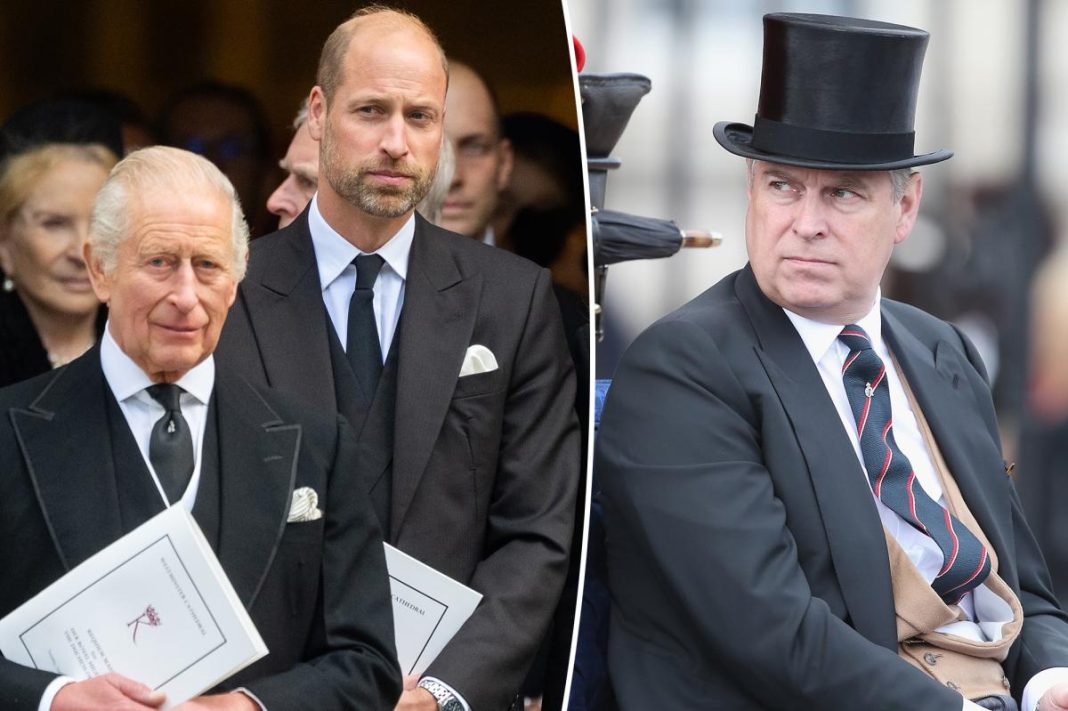 Prince William and King Charles were not informed in advance of ex-Prince Andrew’s arrest