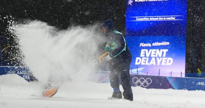 Weather impacting Livigno Olympic schedule