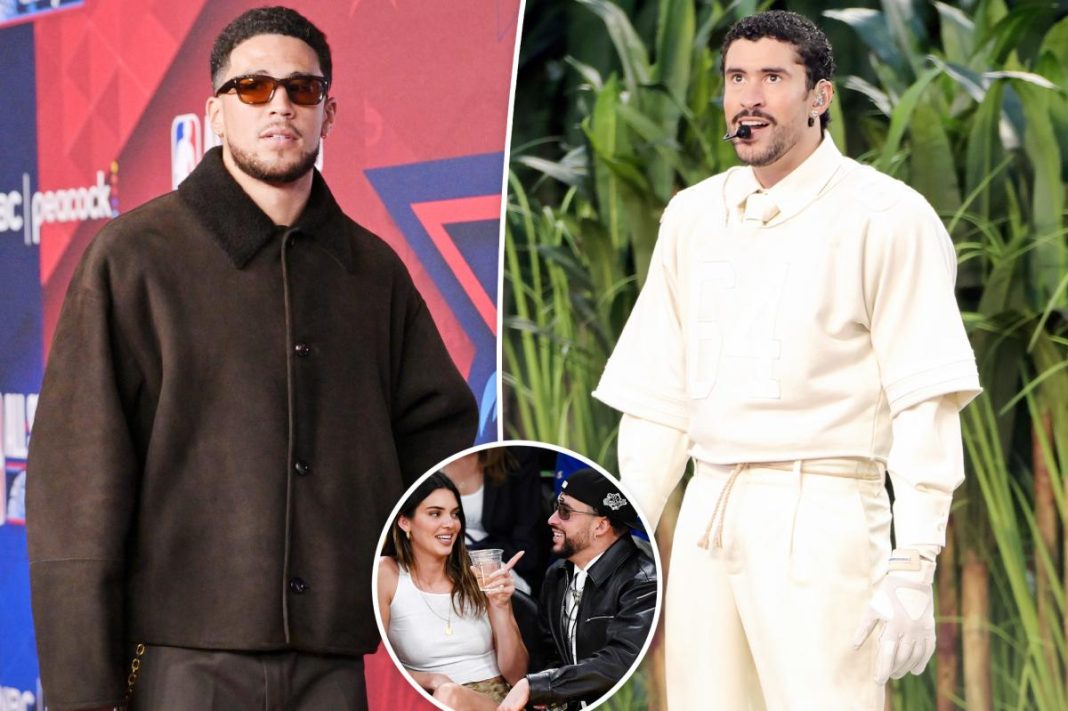 Kendall Jenner’s ex Devin Booker reignites Bad Bunny beef with Super Bowl 2026 halftime show shade