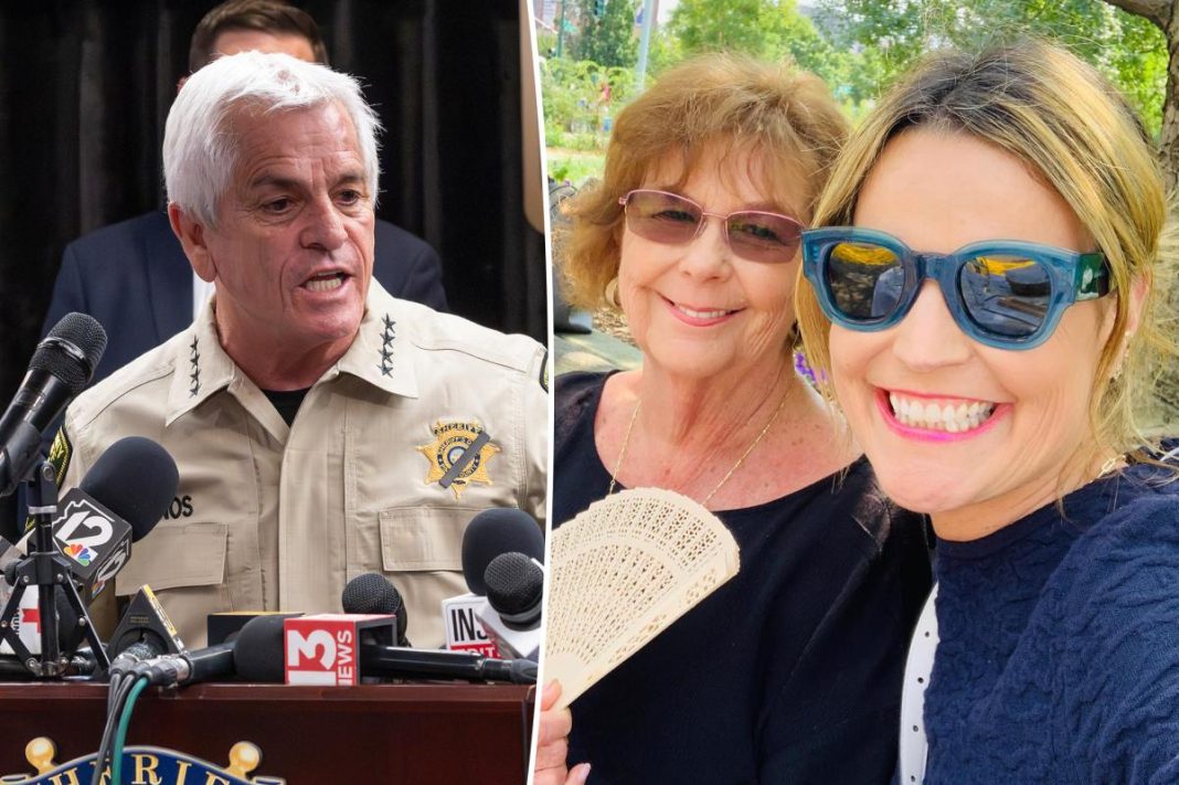 ‘Exhausted’ Nancy Guthrie sheriff admits it could take ‘years’ to find Savannah’s abducted mother