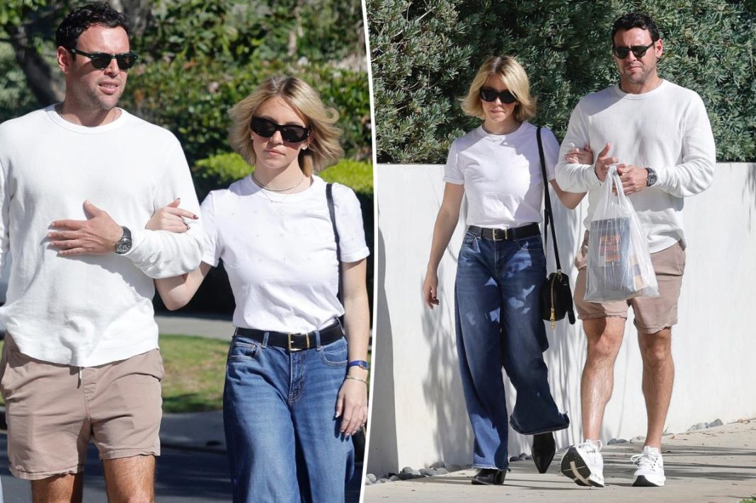 Sydney Sweeney and Scooter Braun hold hands on casual LA stroll after actress said she doesn’t ‘need a man’