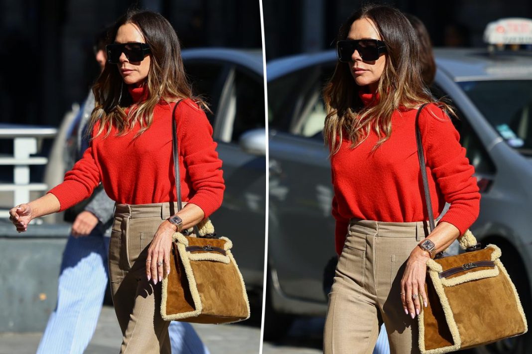 Victoria’s Beckham’s ultra-rare shearling Hermès Kelly will cost you $80K