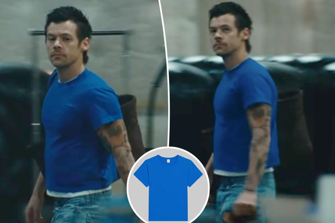 Harry Styles takes Hollywood’s favorite T-shirt for a spin in his ‘American Girls’ video