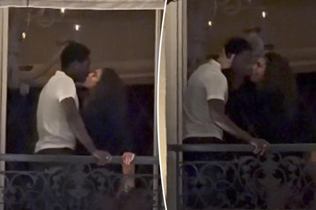Lori Harvey and Damson Idris turn heads with steamy balcony kiss in Paris