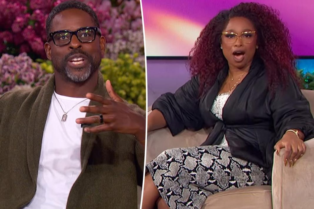 Sterling K. Brown makes racy confession about his bedtime routine that leaves Jennifer Hudson speechless