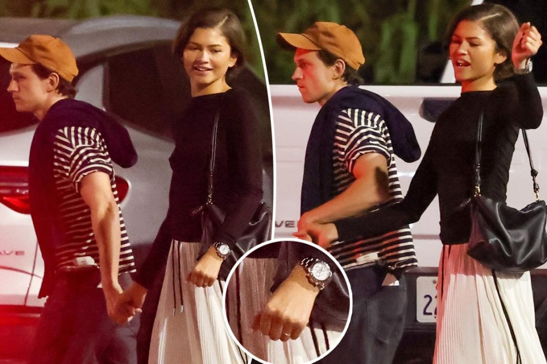 Zendaya flashes gold band in first sighting with Tom Holland since secret wedding rumors surfaced