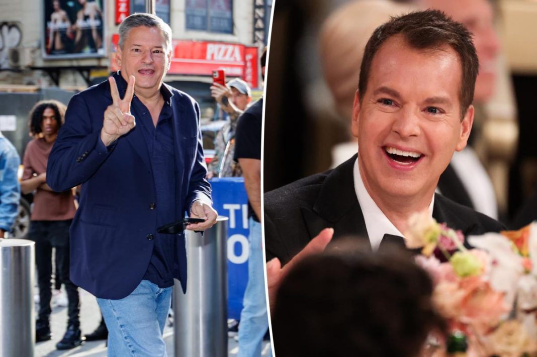 Netflix boss Ted Sarandos seen lunching with HBO CEO Casey Bloys, sparking Hollywood speculation