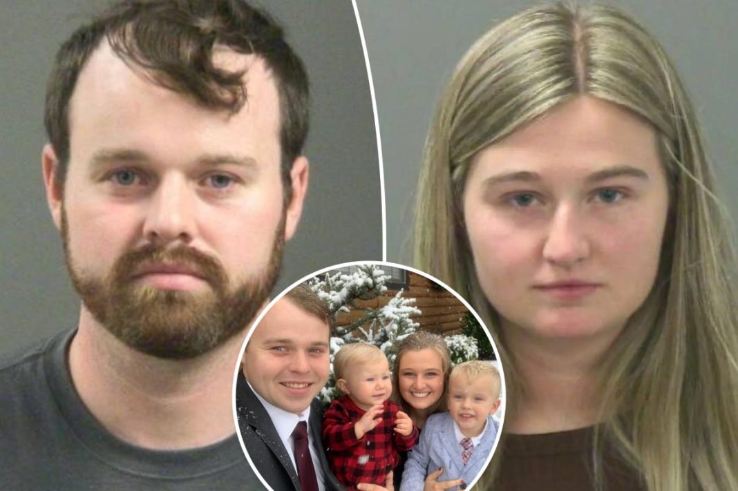 Why Joseph and Kendra Duggar were charged with endangering a minor, false imprisonment