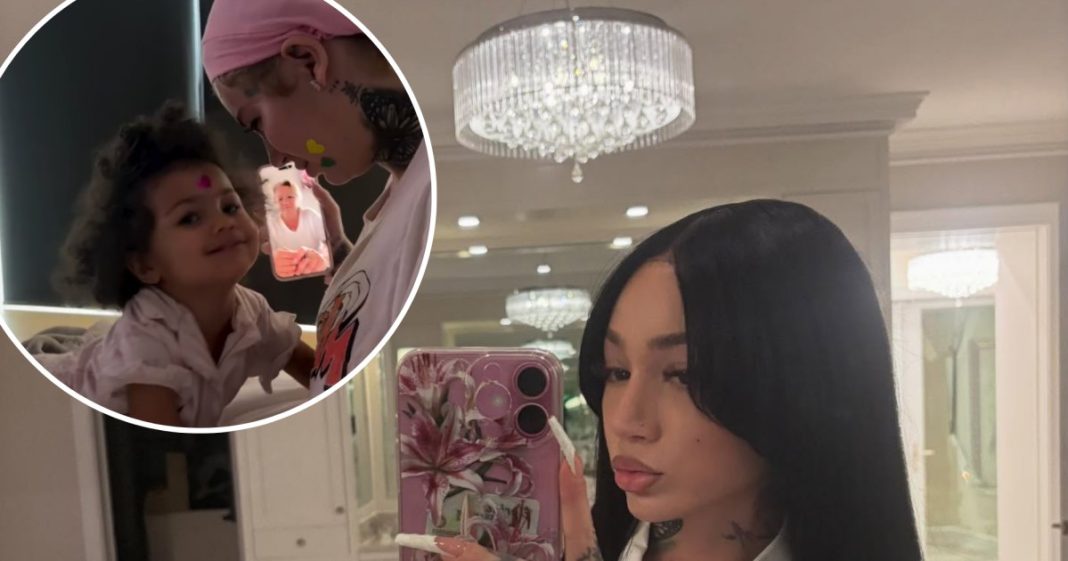 Rapper Bhad Bhabie, 22, Cuddles Daughter After 'Bad News' About Cancer