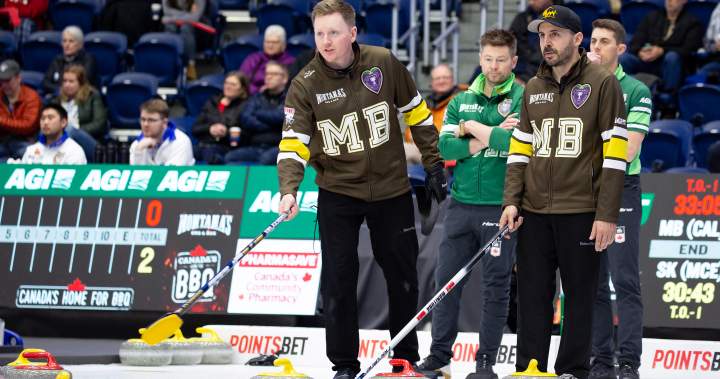 Manitoba’s Dunstone, Calvert rinks qualify for Brier playoffs