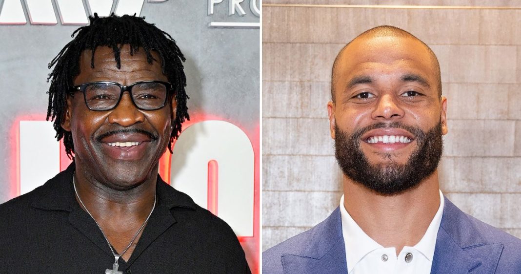 Cowboys Legend Michael Irvin 'Praying' for QB Dak Prescott Amid Breakup News