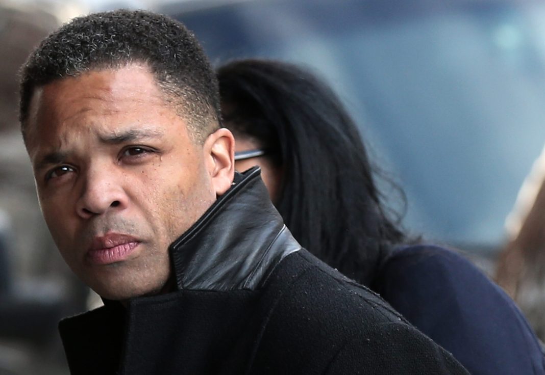 Former Rep. Jesse Jackson Jr. enters U.S. District Court February 20, 2013 in Washington, DC. Jackson and his wife, Sandi Jackson, are expected to plead guilty to federal charges after being accused of spending more than $750,000 in campaign funds to purchase luxury items, memorabilia and other goods.  