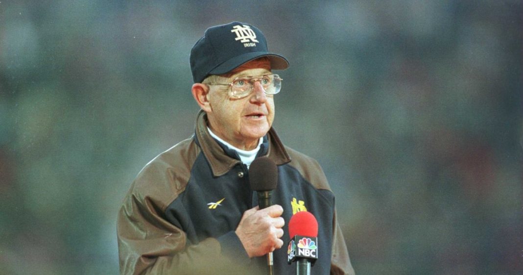 Legendary Notre Dame Football Coach and Broadcaster Lou Holtz Dead at 89