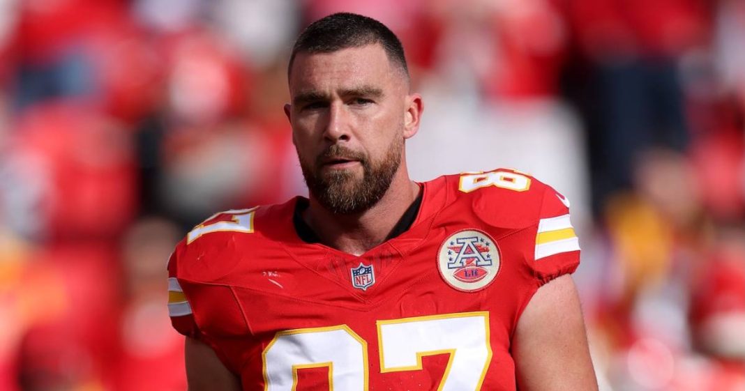 Travis Kelce's Podcast 'New Heights' Says He's 'Back With the Chiefs'