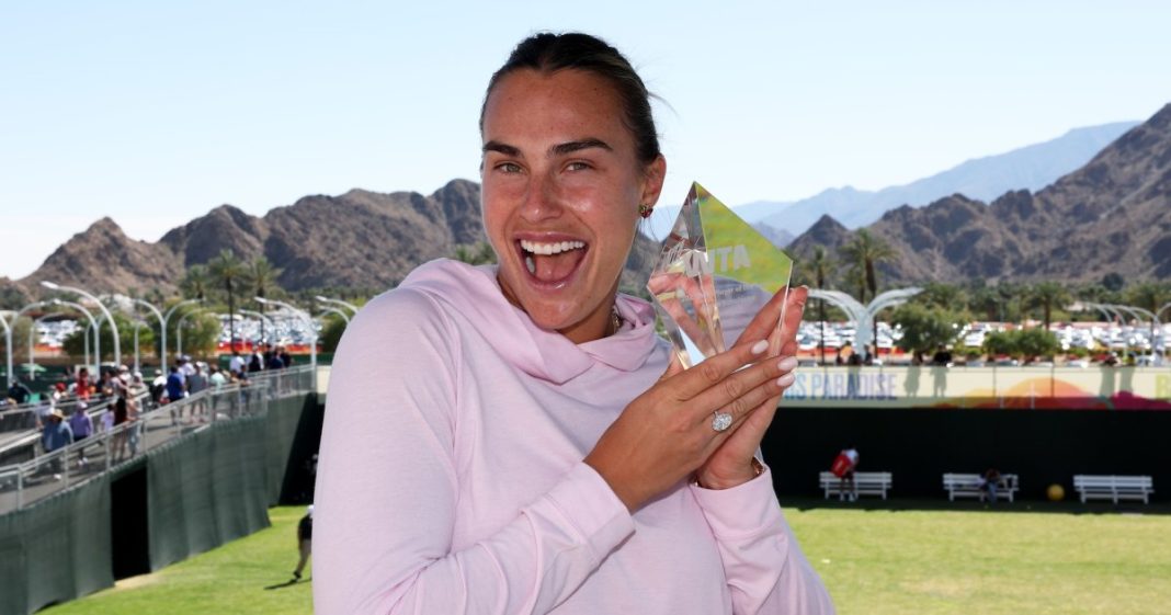 Tennis Pro Aryna Sabalenka Wants Her $1 Million Ring to 'Distract' Opponents
