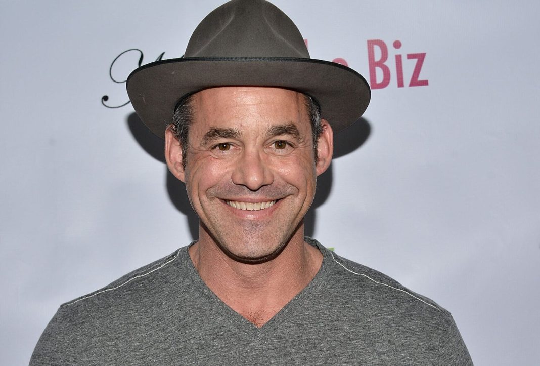 Nicholas Brendon attends the "Ms. In The Biz" book launch party co-hosted by FilmBreak and presented by Dog & Pony on February 9, 2015 in West Hollywood, California. 