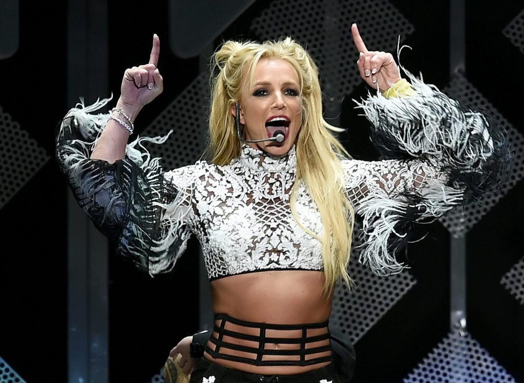 Singer Britney Spears performs onstage during 102.7 KIIS FM