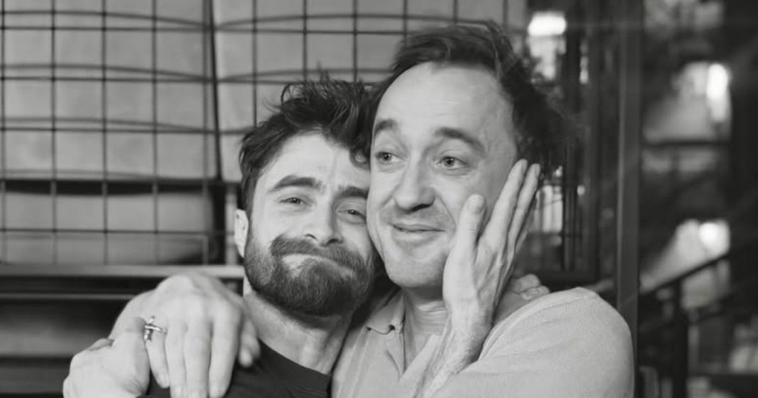 Harry Potter's Daniel Radcliffe and Tom Felton Stage Broadway Reunion