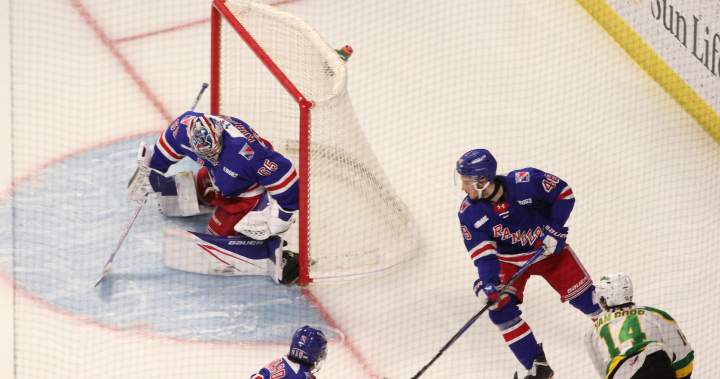 Kitchener Rangers clinch Midwest Division title with victory over London Knights