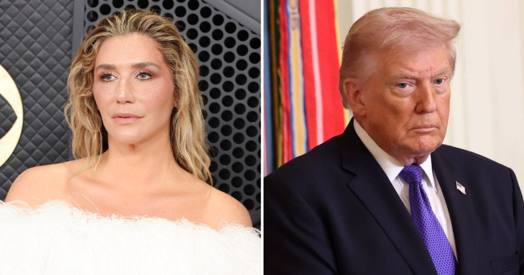 Kesha Slams Trump After White House Uses Her Song in Pro-War Video