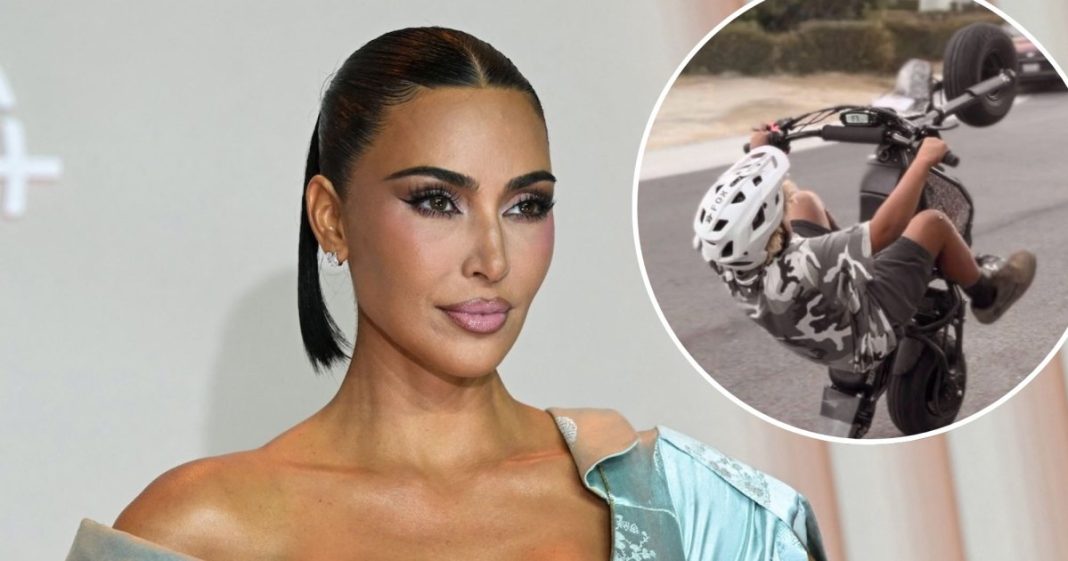 Kim Kardashian Shares Pic of 10-Year-Old Son Saint on Dirt Bike