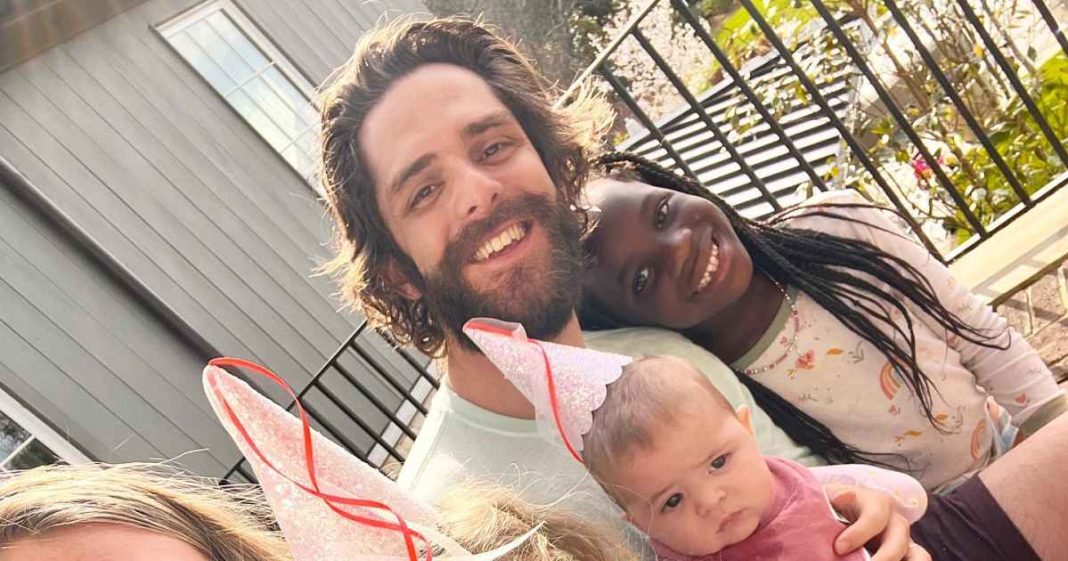 See Thomas Rhett and Wife Lauren Akins’ Sweetest Family Pics