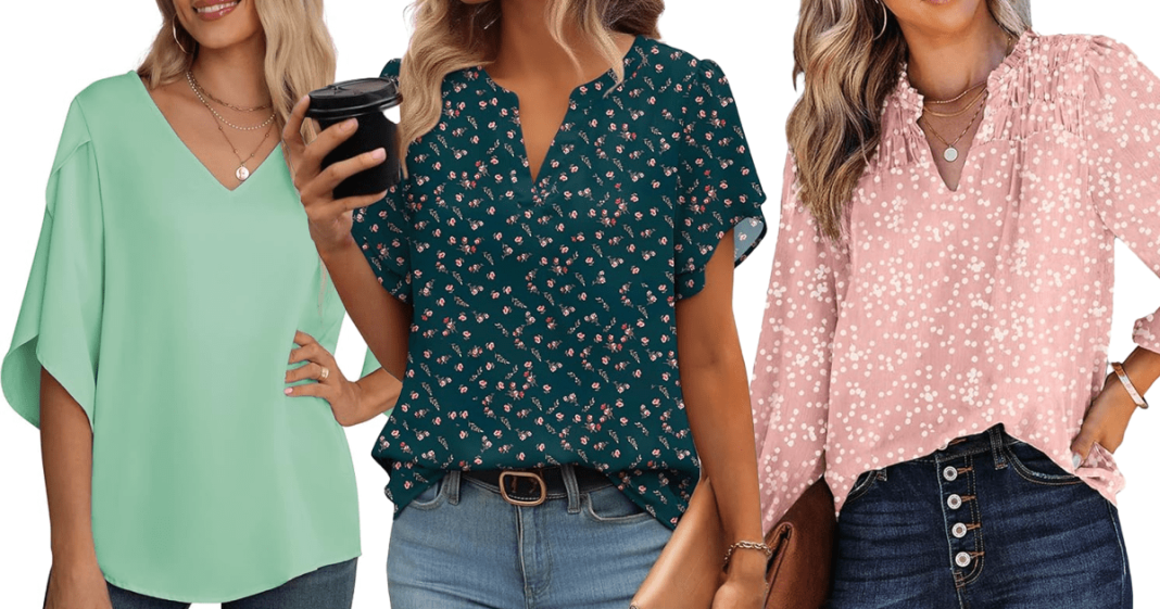 17 Loose Spring Tops That Hide Muffin Tops for a Slimming Look — From $8