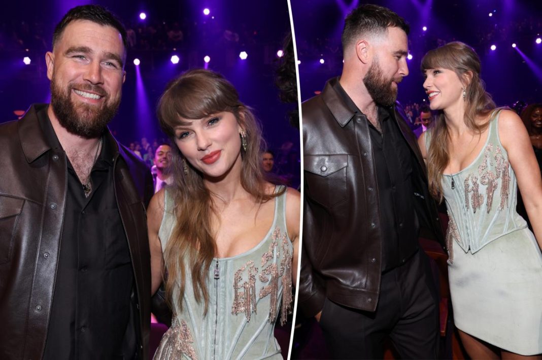 Taylor Swift and Travis Kelce make their awards show debut at iHeartRadio Music Awards 2026