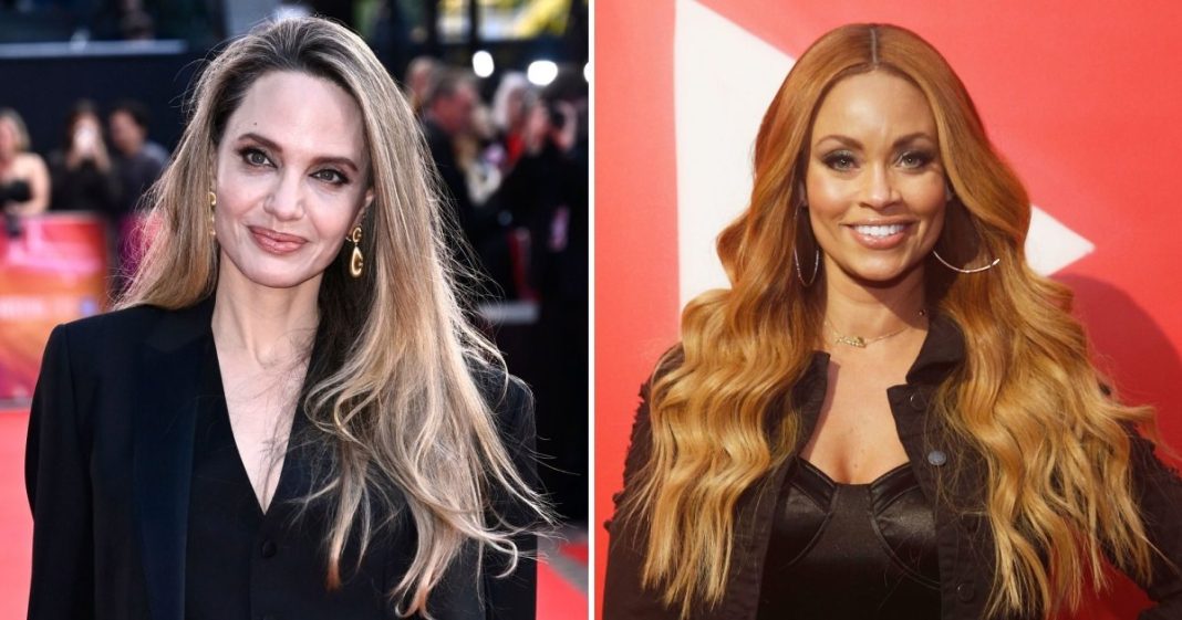 Angelina Jolie, Gizelle Bryant Pose Together at Daughters’ Sorority Brunch