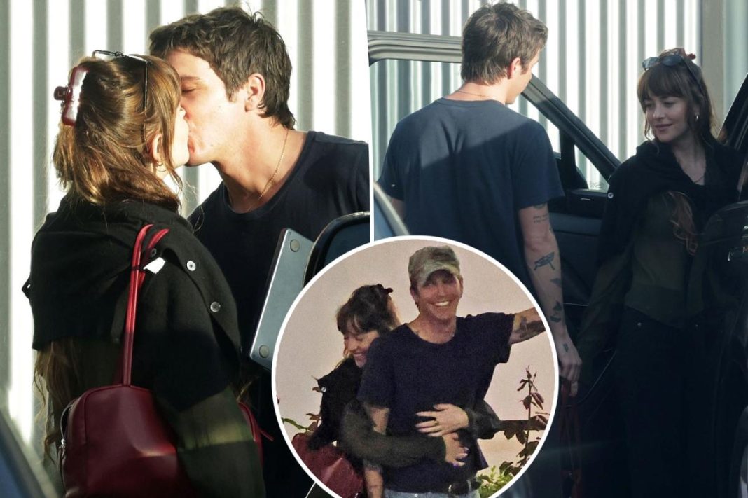 Dakota Johnson and boyfriend Role Model spotted kissing during PDA-filled date night