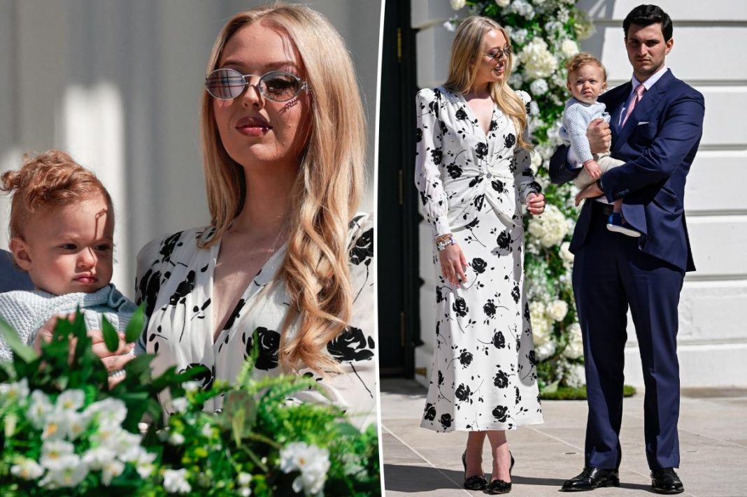 Tiffany Trump’s son, Alexander, makes his White House Easter Egg Roll debut