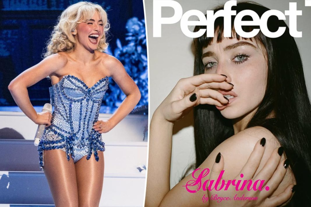 Sabrina Carpenter is unrecognizable as a brunette on the cover of Perfect
