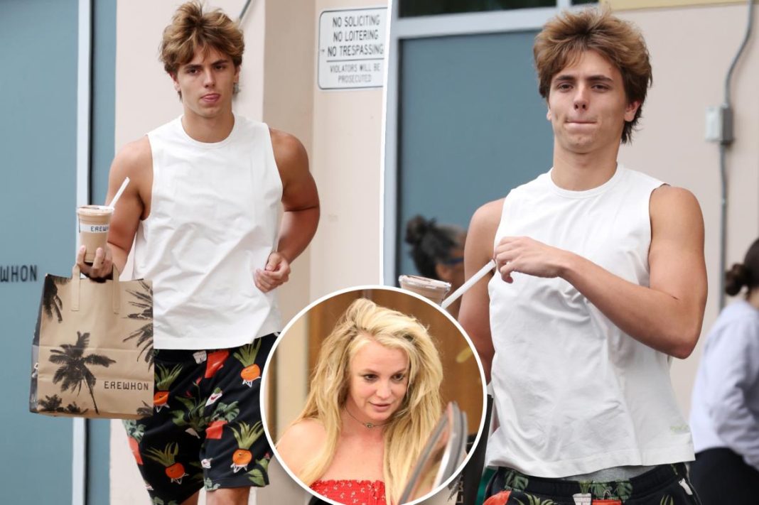 Britney Spears’ son Jayden seen for the first time since pop star entered rehab
