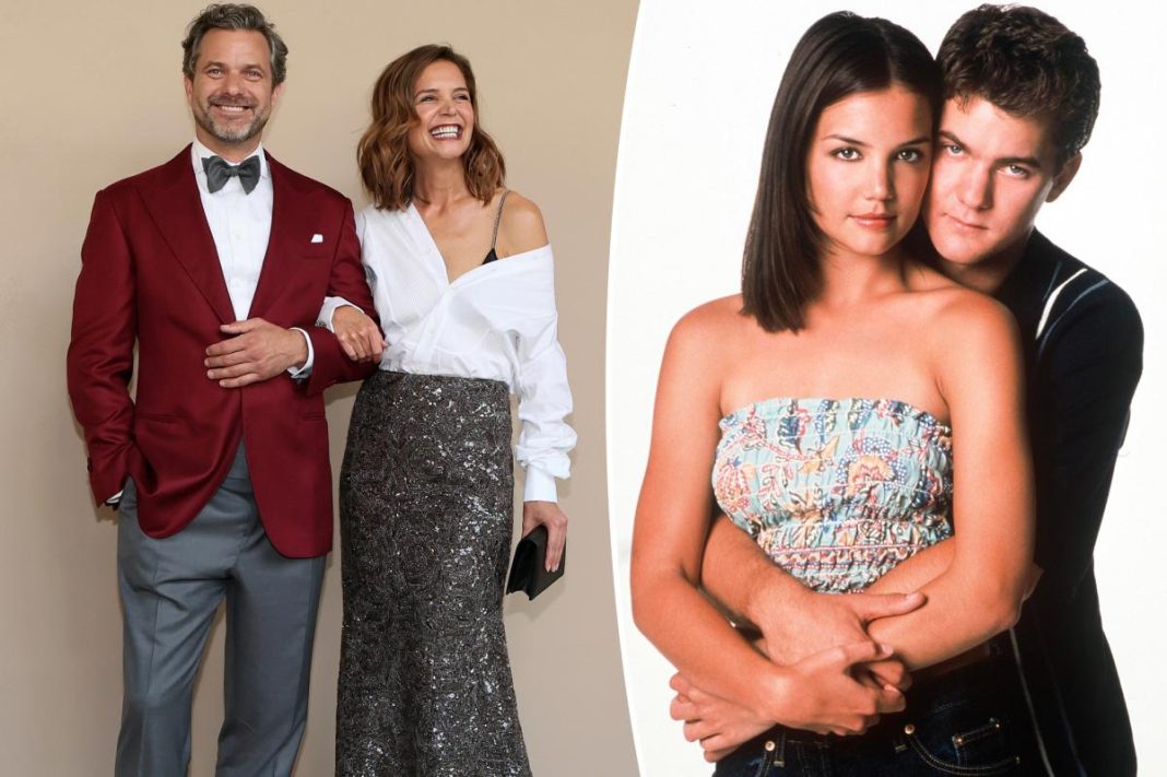 ‘Dawson’s Creek’ alums Joshua Jackson and Katie Holmes have a sweet reunion in NYC