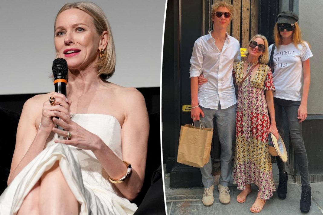 Naomi Watts recalls memorable moment one of her kids found sex product in her bedroom