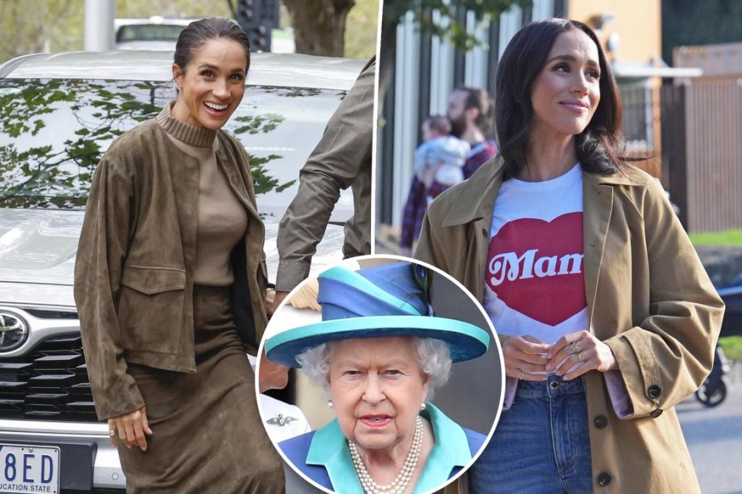 ‘Queen must be rolling over in her grave’ over Meghan Markle’s outfit promotion during charity stops